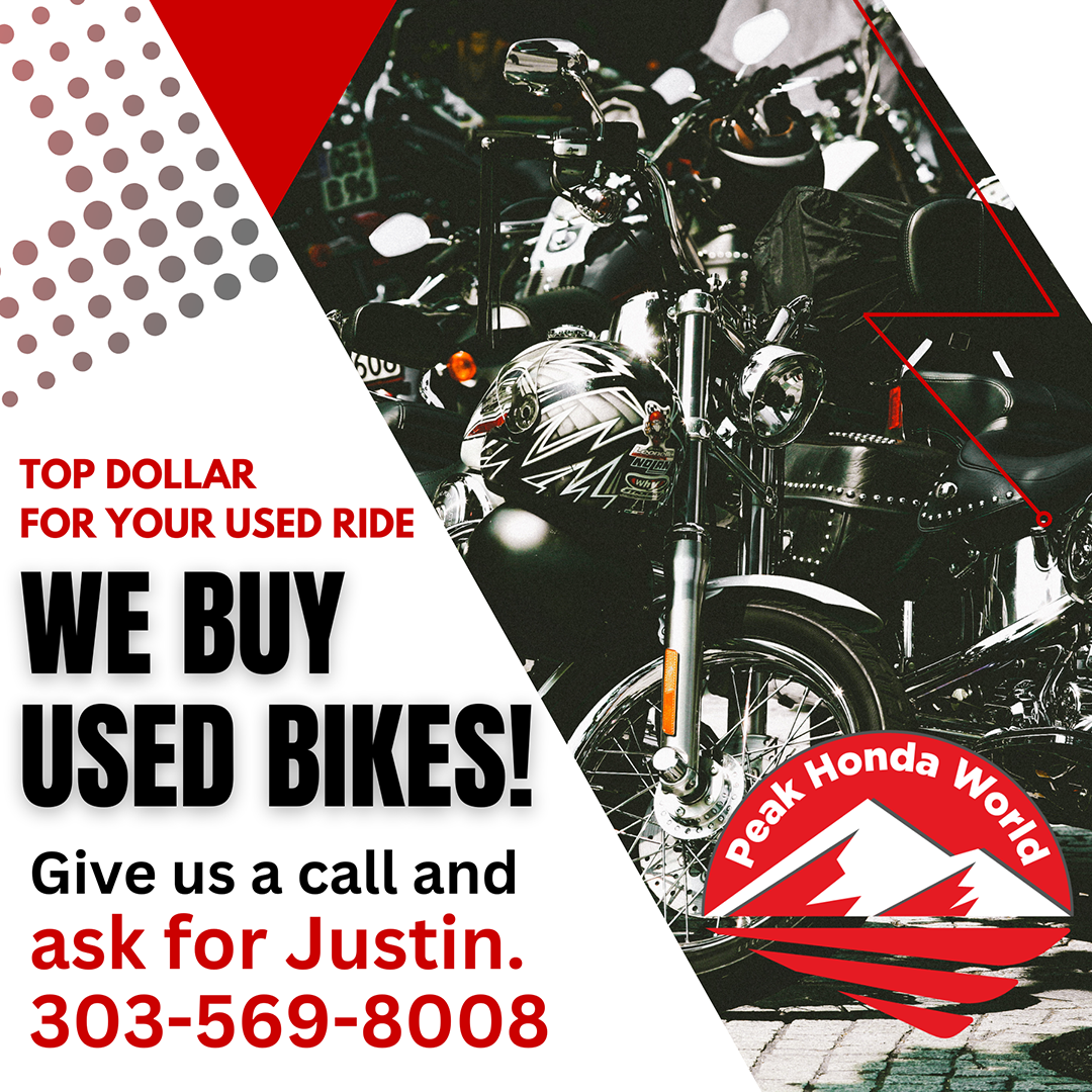 We buy used bikes